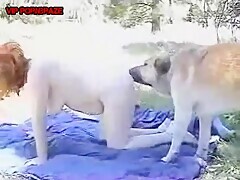 Dog Fucks Wife In Garden So Hard